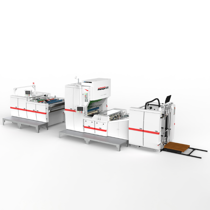 Máquina laminadora vertical automática con eliminación de polvo