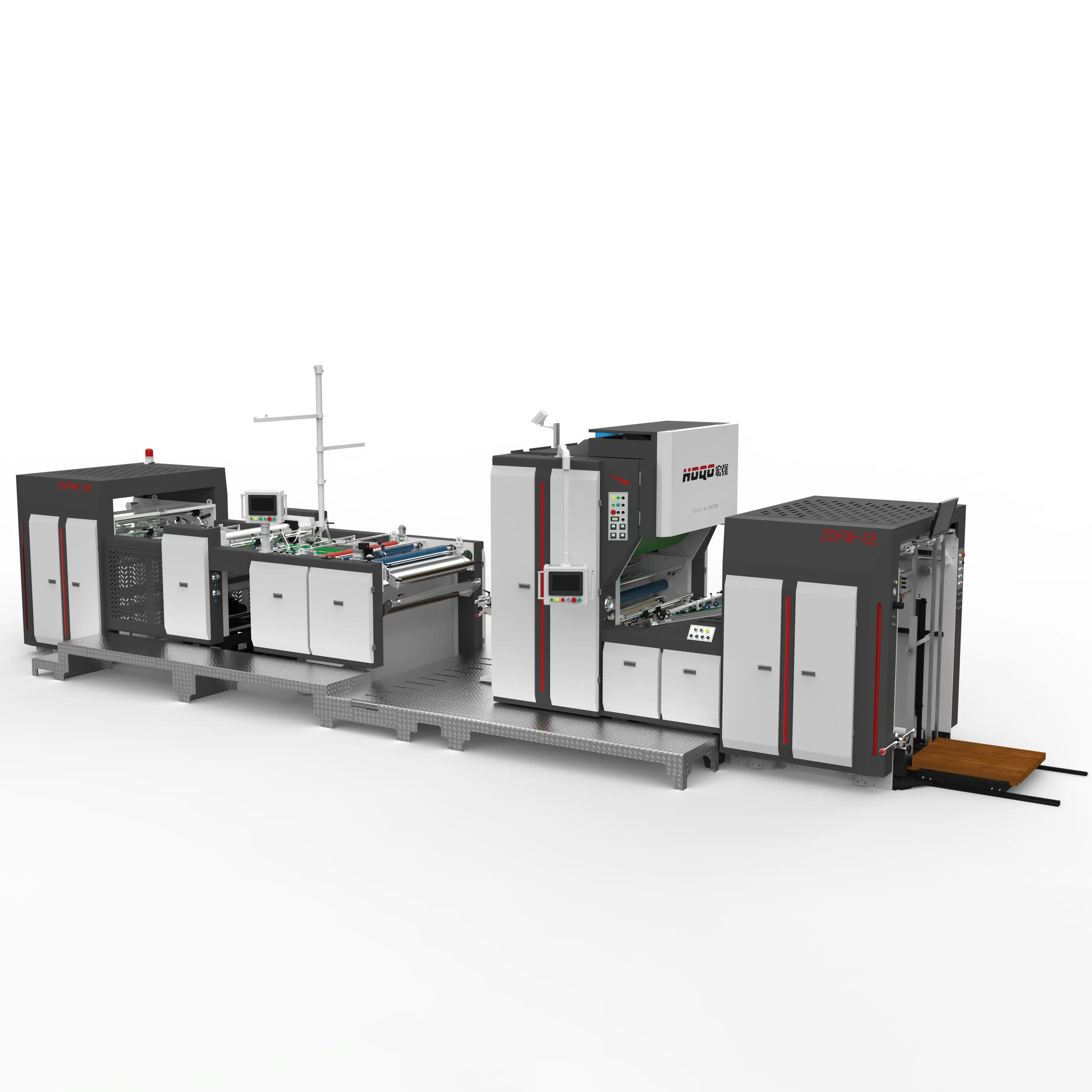 Máquina laminadora de estampado servo inteligente