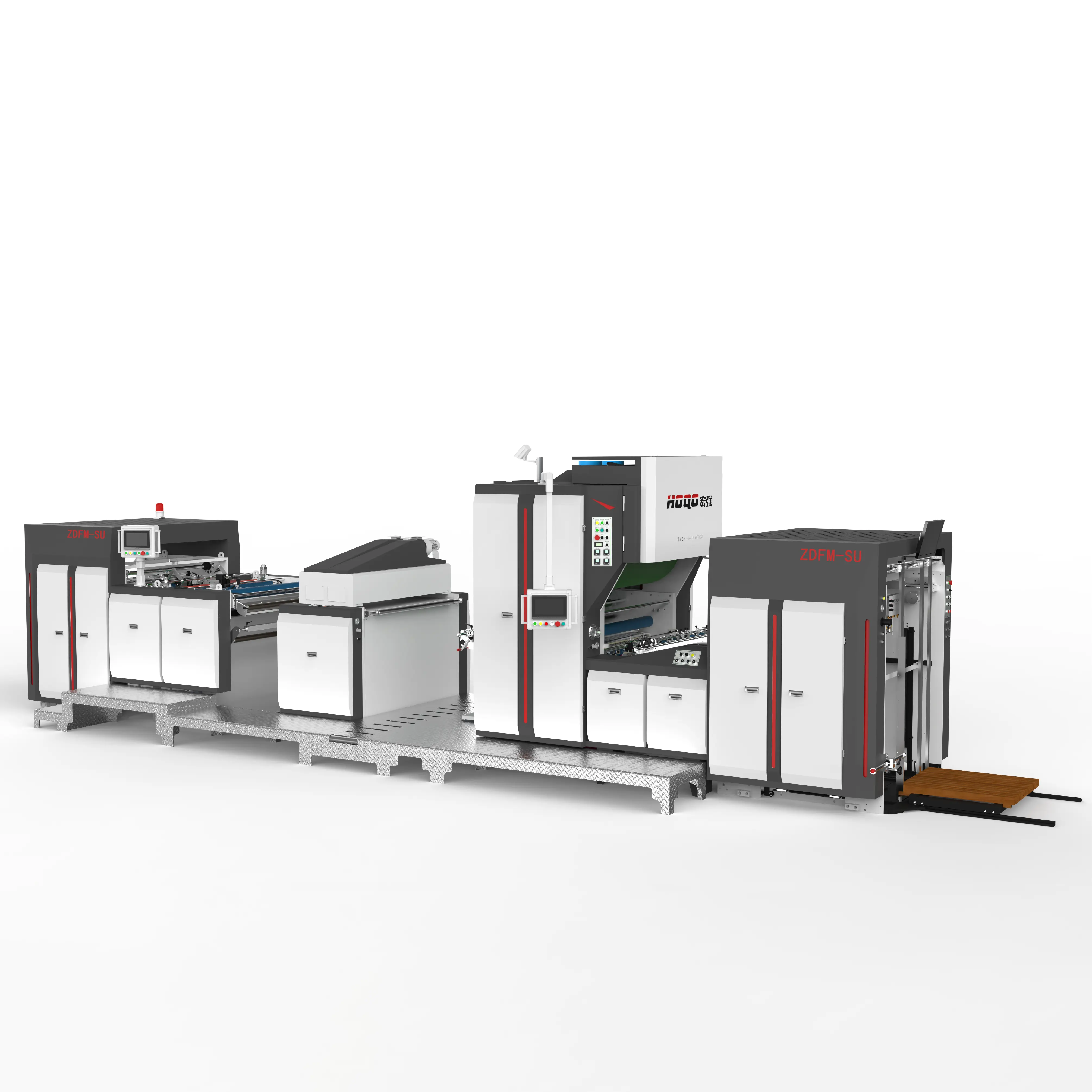 Máquina laminadora de curado UV servo inteligente